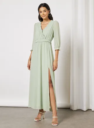V-Neck Maxi Dress 