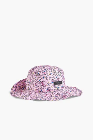 Printed shell bucket hat