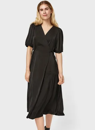 Midi Wrap Dress 