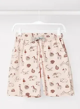 Boys Printed Shorts Pink/Red 