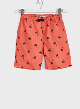 Kids Palm Tree Swim Shorts 