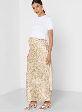 Printed Midi Skirt 