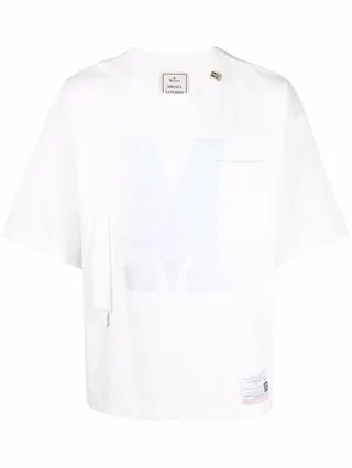 logo-print cotton T-shirt