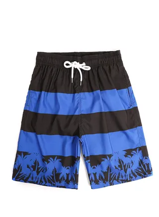 Sports Loose Breathable Swimming Printing Shorts 