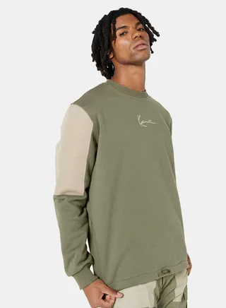 Small Signature Patchwork Sweatshirt