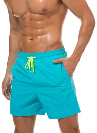 Solid Beach Shorts Sky Blue 