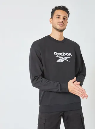 Classics Vector Crew Sweatshirt Black 