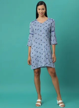 Printed Mini Dress Multicolour 