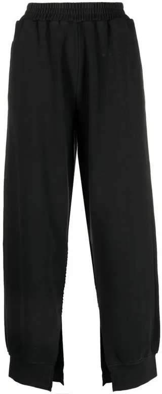Split-Seam Cropped Track Pants