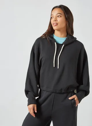 Studio Lounge Fleece Hoodie Black 