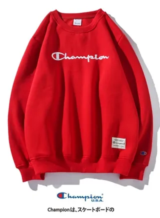 Graphic Printed Sweatshirt Red 