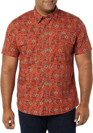 Goodthreads Men's Slim-Fit Short-Sleeve Two-Pocket Utility Shirt