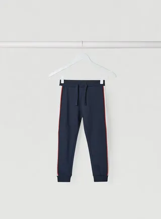 Kids Side Tape Sweatpants Dark Sapphire 
