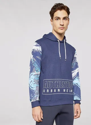 Regular Fit Sweatshirt Navy Blue 