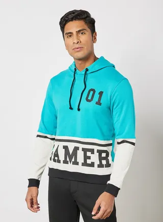 Regular Fit Sweatshirt Light Blue 