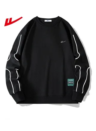 New Round Neck Printed Minimalist Long Sleeved Shirt 