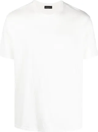 short-sleeve linen T-shirt