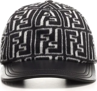 Fendi All-Over FF Motif Baseball Cap