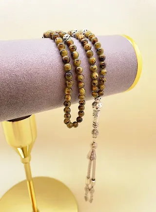99 Natural Shell Pearl Prayer Beads/Tasbih/5mm 