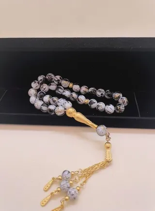33 Glass Prayer Beads/Tasbih/10mm 