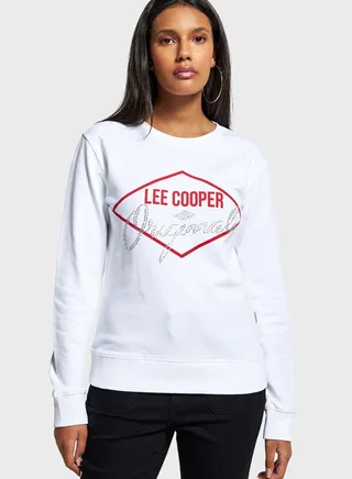 Logo Round Neck Sweatshirt 