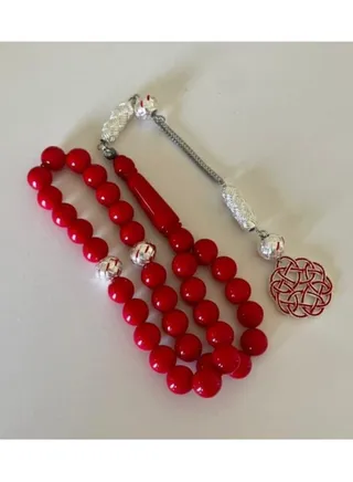 Crimson Faturan Misbah with 33 spacers 