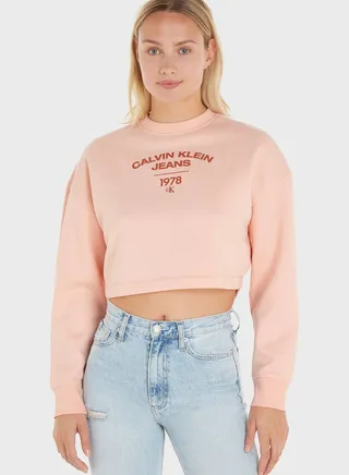 Logo Crew Neck Sweatshirt 