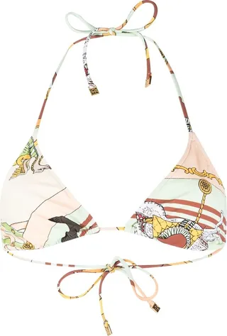 TORY BURCH- Printed Bikini Top