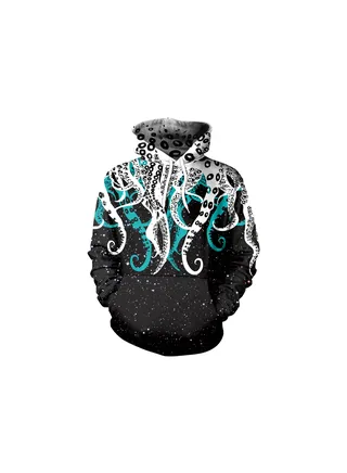Squality Long Sleeved Hoodie Men/Women Multicolour 