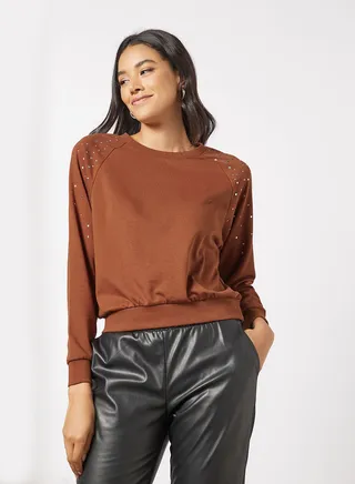 Rhinestone Sweatshirt