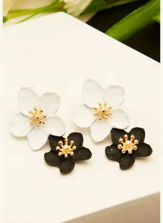 Gold Plated Designer Stone Drop Earring