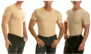 Men's Big & Tall Insta Slim 3 Pack Compression Short Sleeve Crew-Neck T-Shirts