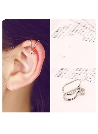 One Piece Ear Cuff Earrings Piercing nose Women 