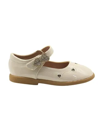 Mon Ami Girls and Kids School Shoes | Soft Bottom, Hook and Loop, Flats & Lightweight for Little Kid | Casual Baby Girl Shoes for Party, School Uniform, Black Dress & Wedding Dress 