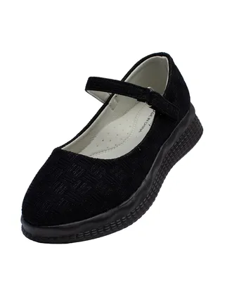 Lucky Kids Girls Mary Jane Black School Uniform Shoes for Toddler/Little Kids 