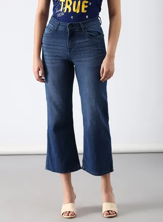 Casual Slim Fit Jeans Mid Blue 