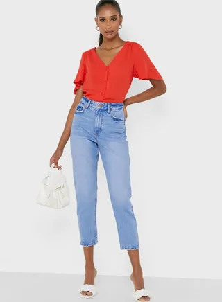 High Waist Mom Jeans 