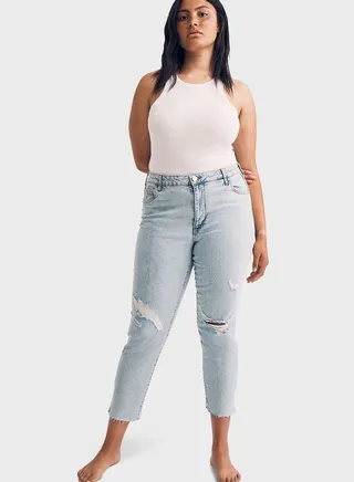 High Waist Mom Jeans 