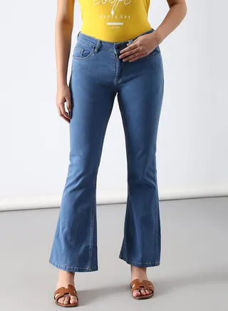 Casual Slim Fit Jeans Light Blue 