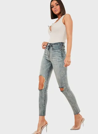 High Waist Skinny Jeans 