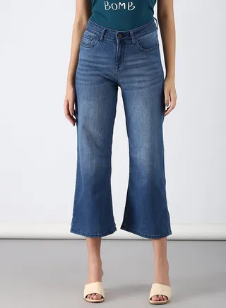 Casual Slim Fit Jeans Surf Blue 