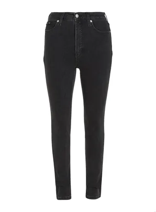 Women's High Rise Skinny Jeans, Black 