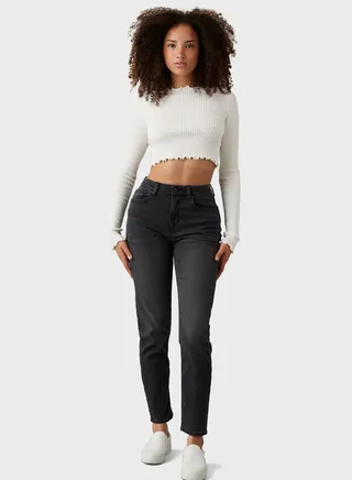 High Waist Mom Jeans 