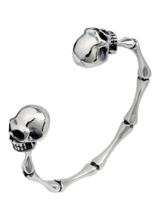 Titanium Steel Adjustable Skull Bracelet 