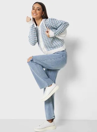 Ripped High Waist Jeans