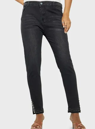Pocket Detail Denim Jeans 