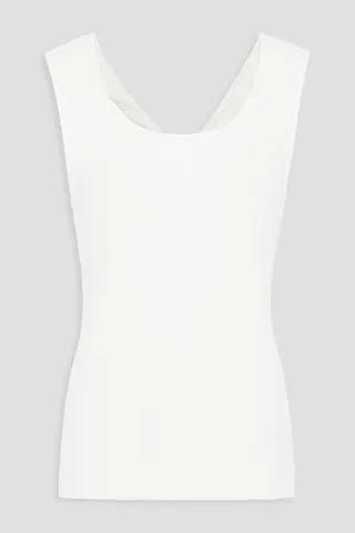 Mimosa twisted ribbed-knit tank