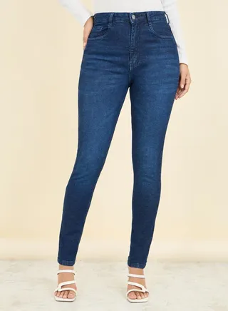 High Rise Skinny Fit Jeans 