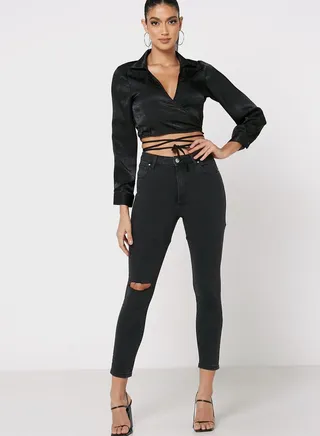 High Waist Skinny Jeans 