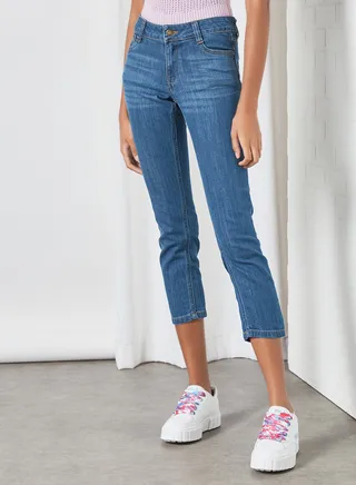 Cropped Jeans Blue 